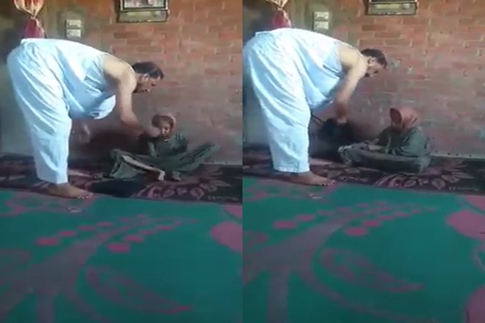 فيديو صادم يوثق اعتداء رجل على والدته المسنة بالضرب