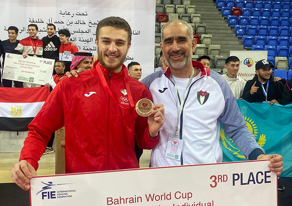 برونزية للأردن ببطولة العالم للمبارزة