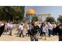 عشرات المستوطنين يقتحمون باحات المسجد الأقصى