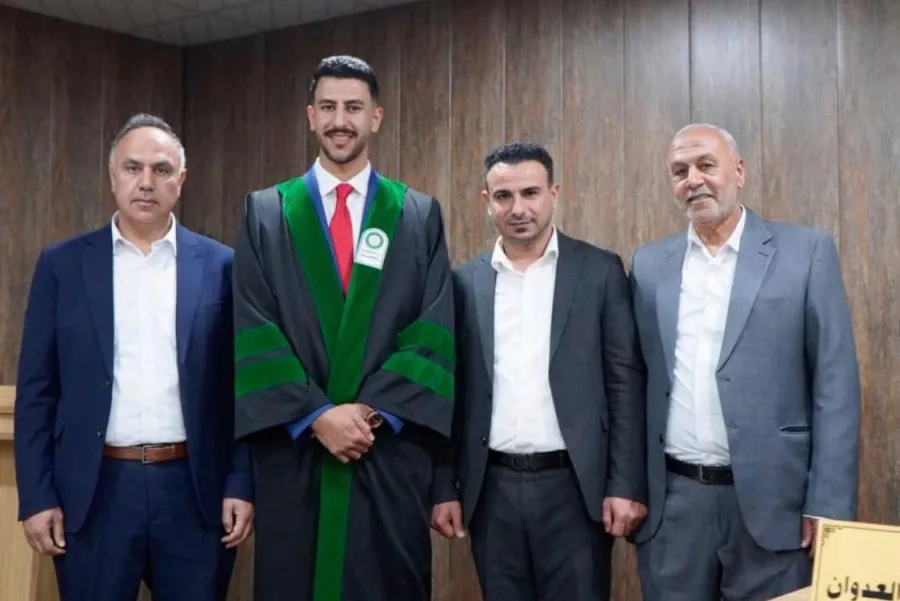 بشار هايل الشديفات.. مبارك حصولك على درجة الماجستير في القانون من جامعة جرش